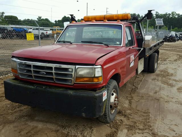 2FDLF47M1NCA36769 - 1992 FORD F SUPER DU RED photo 10