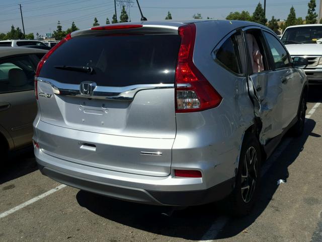 2HKRM3H40GH537825 - 2016 HONDA CR-V SE SILVER photo 4