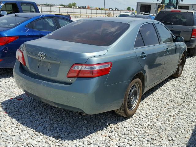 4T1BE46K77U594126 - 2007 TOYOTA CAMRY NEW GREEN photo 4