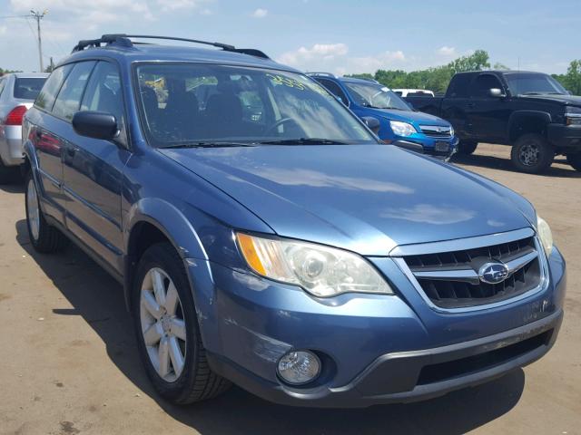 4S4BP61C487365084 - 2008 SUBARU OUTBACK 2. BLUE photo 1