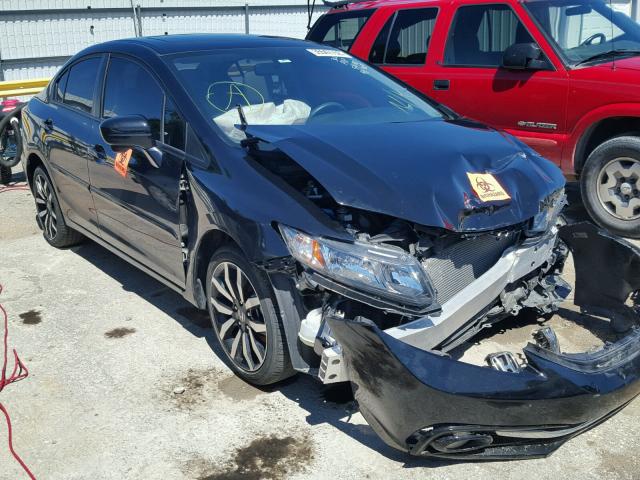 19XFB2F99FE074992 - 2015 HONDA CIVIC EXL BLACK photo 1