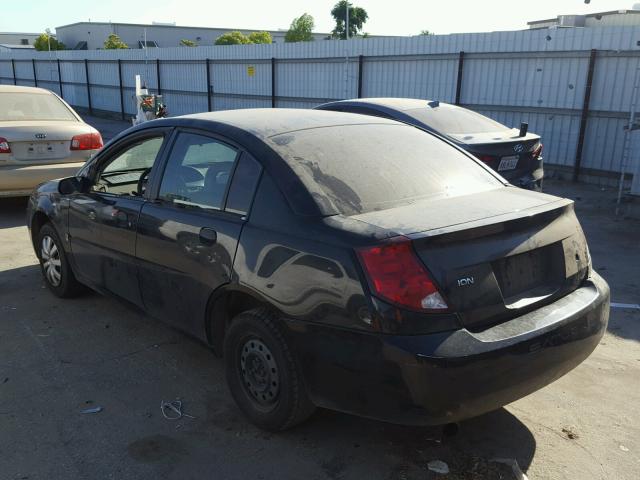 1G8AG52F55Z123532 - 2005 SATURN ION LEVEL BLACK photo 3