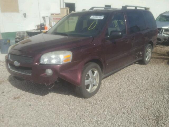 1GNDV33128D204125 - 2008 CHEVROLET UPLANDER L MAROON photo 2