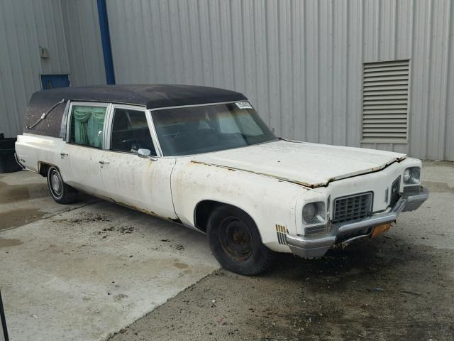 3T60T2M511691 - 1972 CADILLAC HEARSE WHITE photo 1