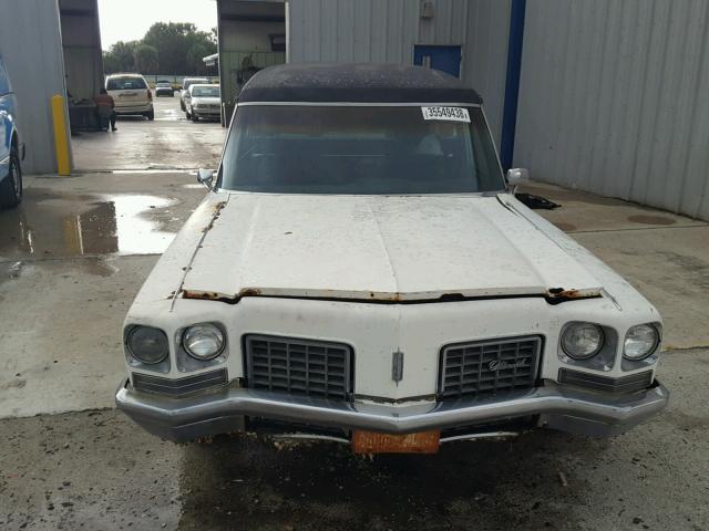 3T60T2M511691 - 1972 CADILLAC HEARSE WHITE photo 9