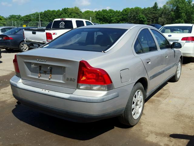 YV1RS61R222124676 - 2002 VOLVO S60 TAN photo 4