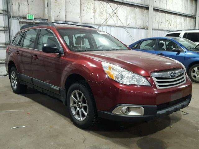 4S4BRBAC4B3397714 - 2011 SUBARU OUTBACK 2. RED photo 1