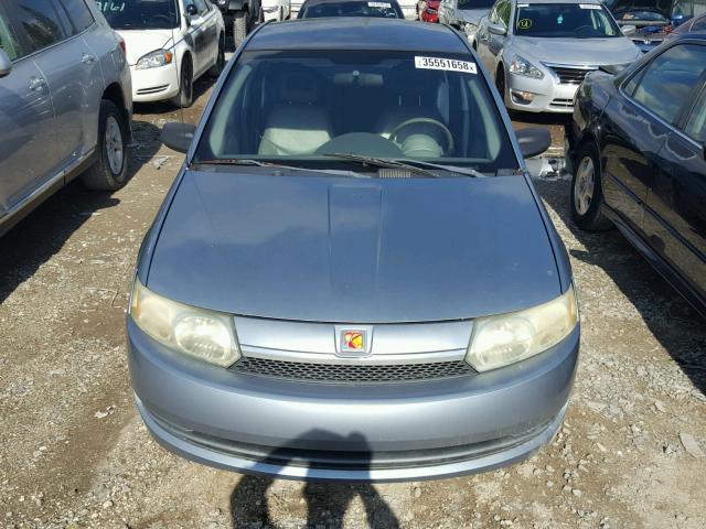 1G8AJ52F33Z185283 - 2003 SATURN ION LEVEL SILVER photo 9