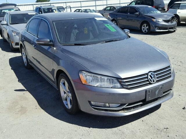 1VWAT7A37FC093360 - 2015 VOLKSWAGEN PASSAT S GRAY photo 1