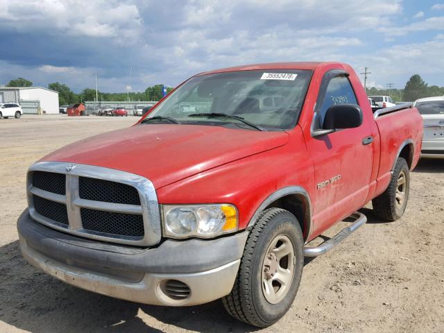 1D7HA16N82J250999 - 2002 DODGE RAM 1500 RED photo 2