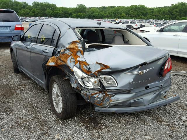 1C3LC46K78N104914 - 2008 CHRYSLER SEBRING LX GRAY photo 3