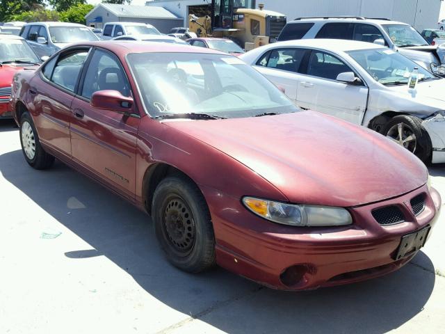 1G2WK52J61F207339 - 2001 PONTIAC GRAND PRIX BURGUNDY photo 1