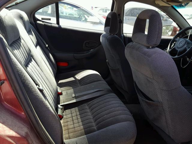 1G2WK52J61F207339 - 2001 PONTIAC GRAND PRIX BURGUNDY photo 6