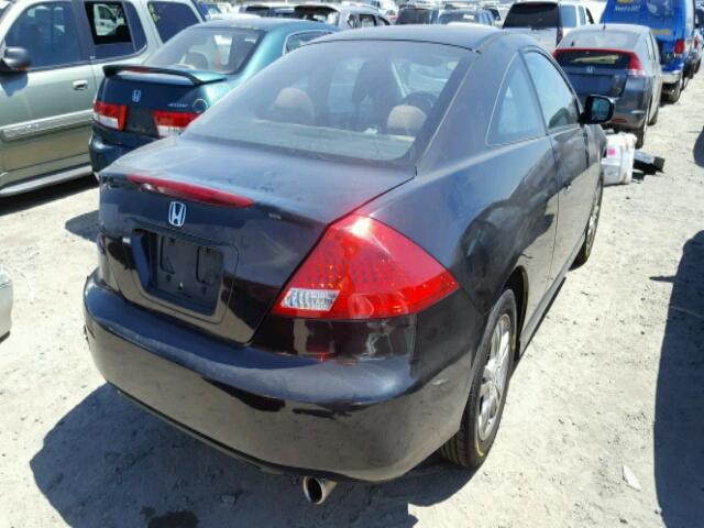 1HGCM71746A019435 - 2006 HONDA ACCORD BLACK photo 4