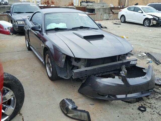 1FAFP42X94F148566 - 2004 FORD MUSTANG GRAY photo 1