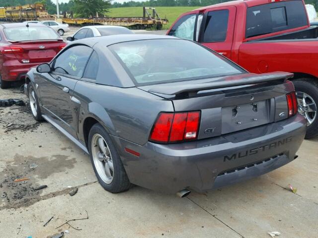 1FAFP42X94F148566 - 2004 FORD MUSTANG GRAY photo 3