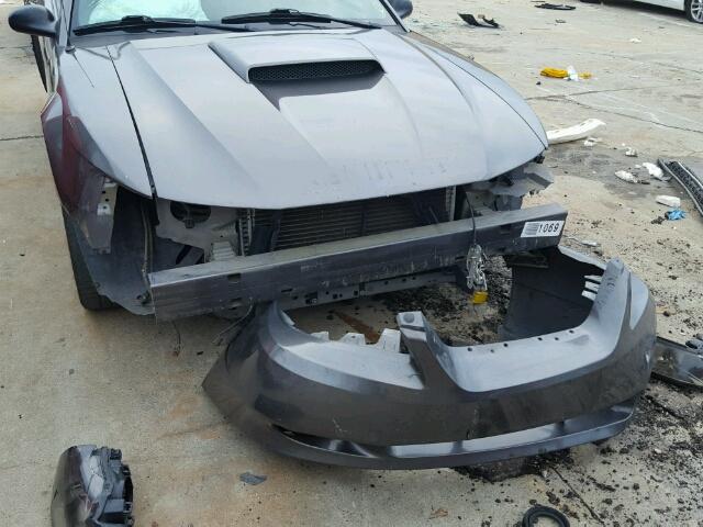 1FAFP42X94F148566 - 2004 FORD MUSTANG GRAY photo 9