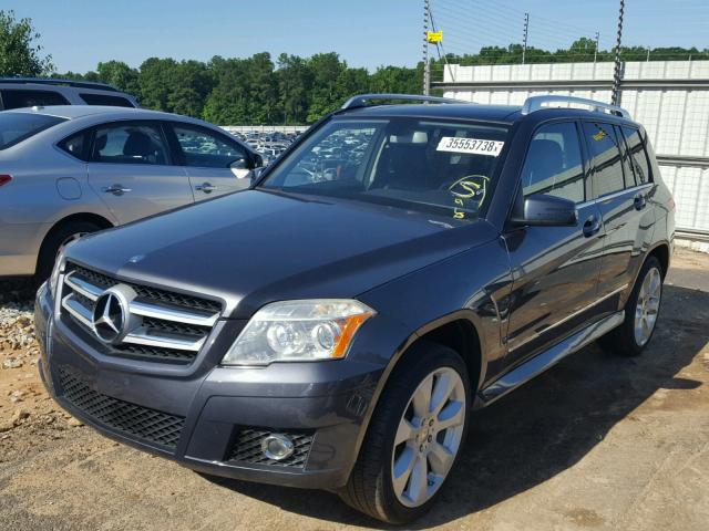 WDCGG8HB6AF331494 - 2010 MERCEDES-BENZ GLK 350 4M BLUE photo 2