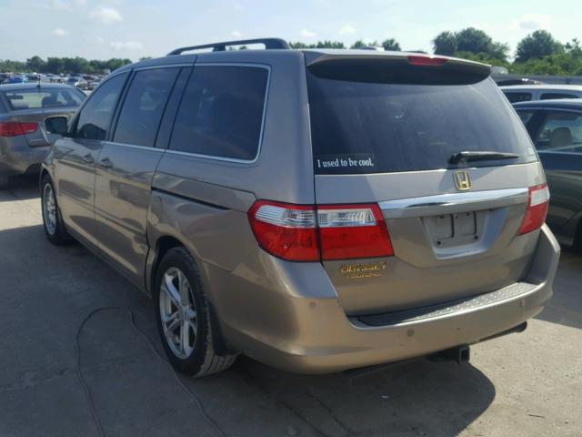 5FNRL38877B104250 - 2007 HONDA ODYSSEY TO BEIGE photo 3