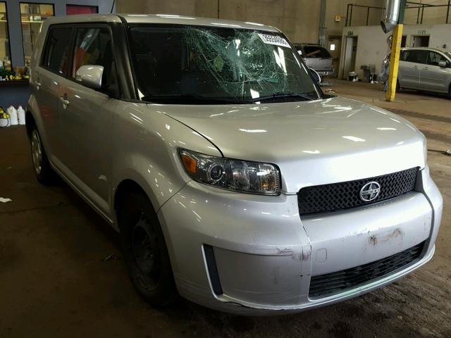 JTLKE50E281014690 - 2008 TOYOTA SCION XB GRAY photo 1