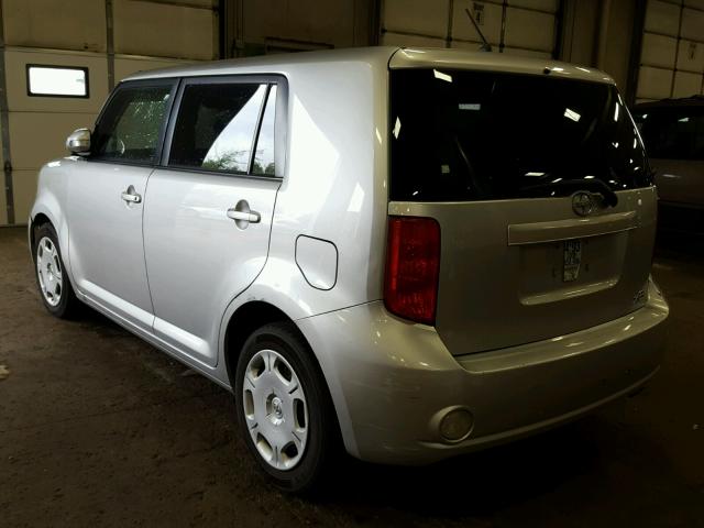 JTLKE50E281014690 - 2008 TOYOTA SCION XB GRAY photo 3