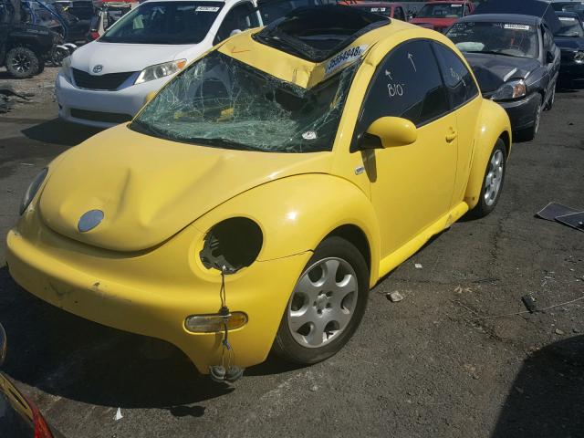 3VWCK21C13M417251 - 2003 VOLKSWAGEN NEW BEETLE 黄色 照片 2