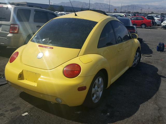 3VWCK21C13M417251 - 2003 VOLKSWAGEN NEW BEETLE 黄色 照片 4