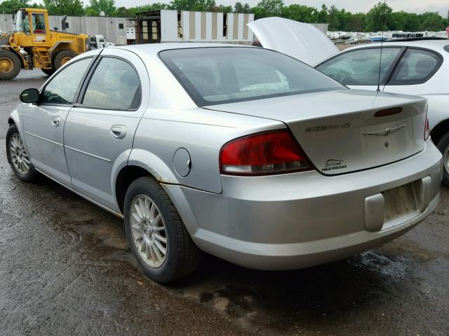 1C3EL46X05N650406 - 2005 CHRYSLER SEBRING SILVER photo 3