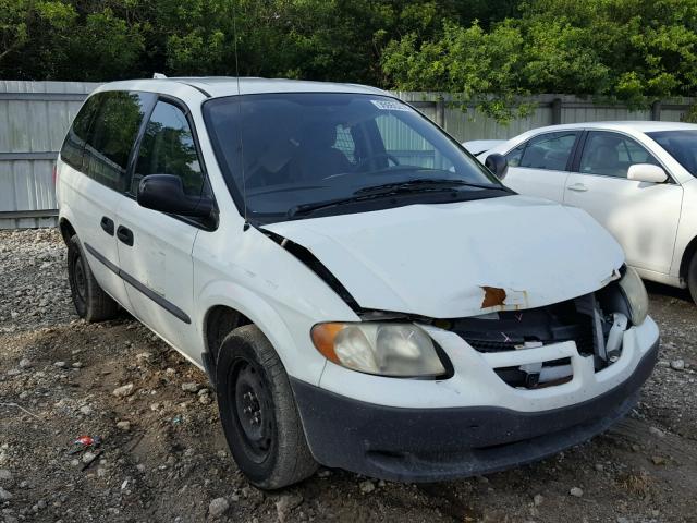 1D4GP21373B339350 - 2003 DODGE CARAVAN C/ WHITE photo 1