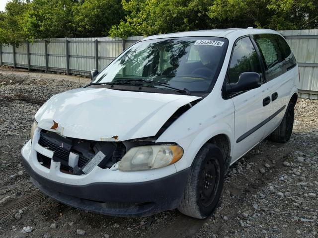 1D4GP21373B339350 - 2003 DODGE CARAVAN C/ WHITE photo 2