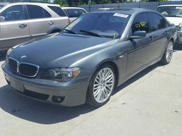 WBAHL83598DT12562 - 2008 BMW 750 CHARCOAL photo 2