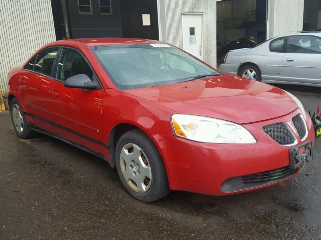 1G2ZF55B364241201 - 2006 PONTIAC G6 SE RED photo 1