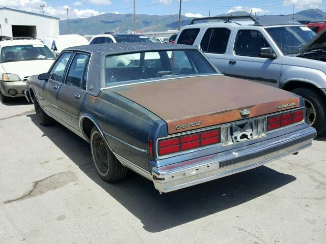 1G1BN51H3JR215213 - 1988 CHEVROLET CAPRICE CL Mavi fotoğraf 3