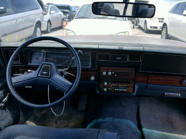 1G1BN51H3JR215213 - 1988 CHEVROLET CAPRICE CL Mavi fotoğraf 9