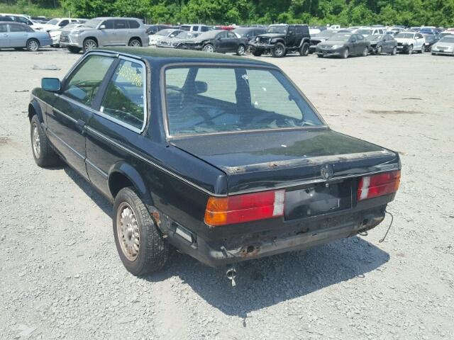 WBAAB6405F1210511 - 1985 BMW 325 E AUTO BLACK photo 3