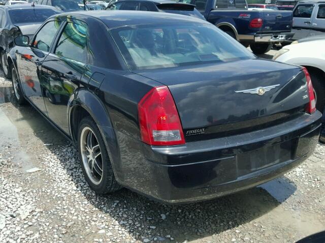 2C3KA43R47H849422 - 2007 CHRYSLER 300 BLACK photo 3