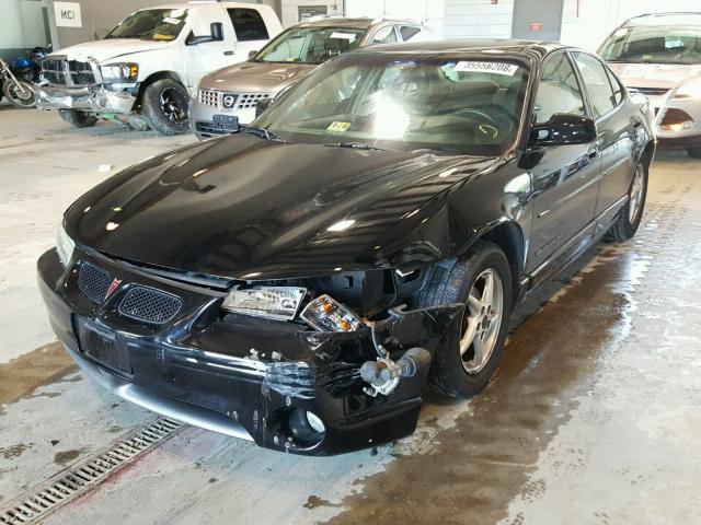 1G2WP52K7YF123888 - 2000 PONTIAC GRAND PRIX BLACK photo 2