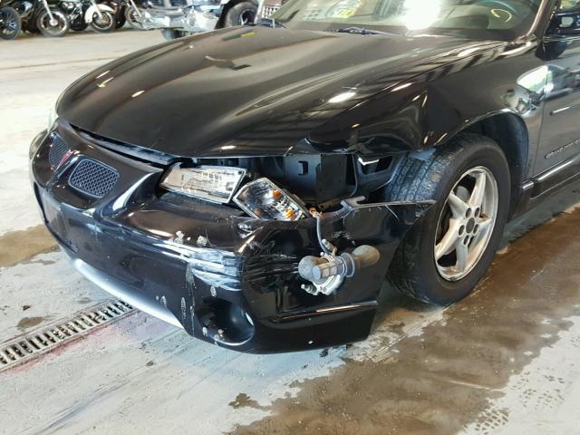 1G2WP52K7YF123888 - 2000 PONTIAC GRAND PRIX BLACK photo 9