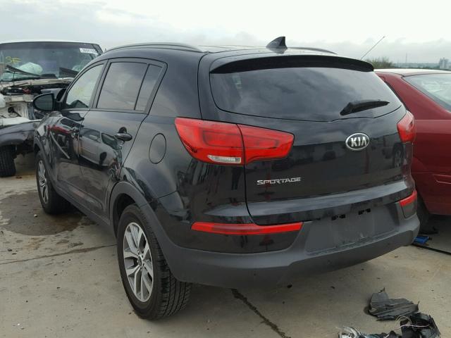 KNDPB3AC9E7665951 - 2014 KIA SPORTAGE B BLACK photo 3