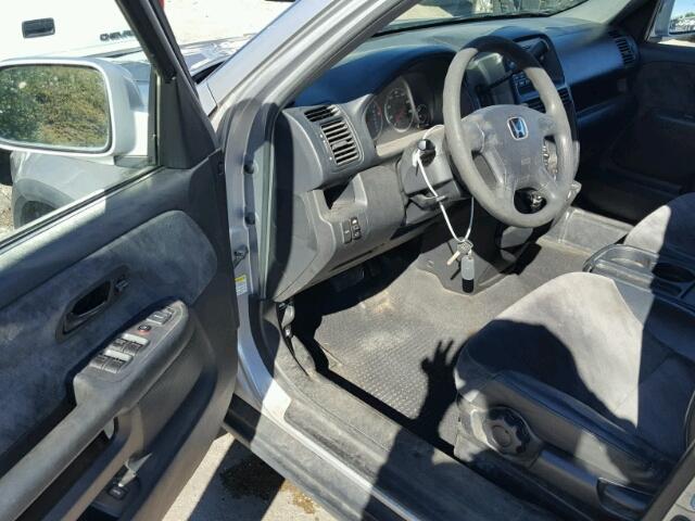 JHLRD78814C056857 - 2004 HONDA CR-V EX SILVER photo 9