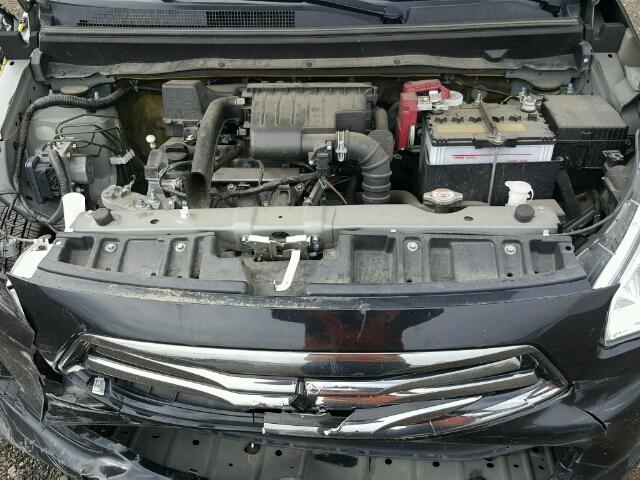 ML32F3FJ4HH002424 - 2017 MITSUBISHI MIRAGE G4 BLACK photo 7