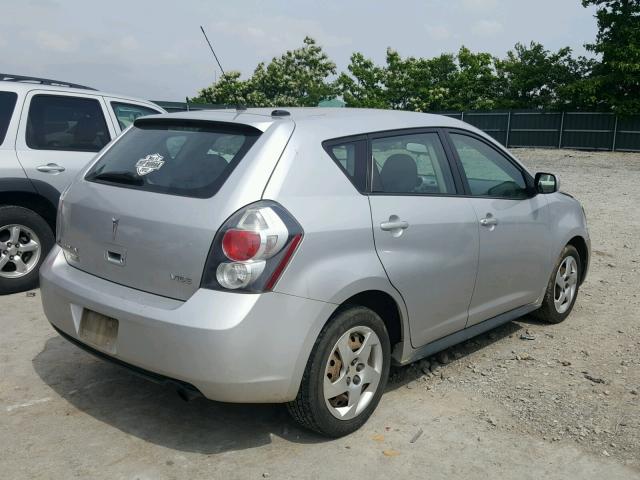 5Y2SP67869Z453759 - 2009 PONTIAC VIBE SILVER photo 4