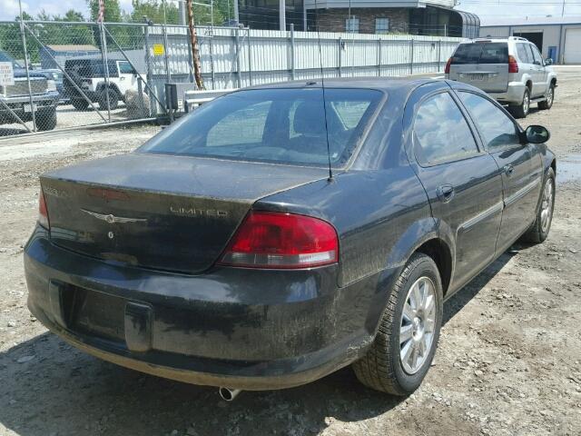 1C3EL66R45N534073 - 2005 CHRYSLER SEBRING LI BLACK photo 4