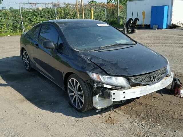 2HGFG4A5XDH100326 - 2013 HONDA CIVIC SI BLACK photo 1