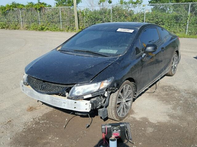 2HGFG4A5XDH100326 - 2013 HONDA CIVIC SI BLACK photo 2