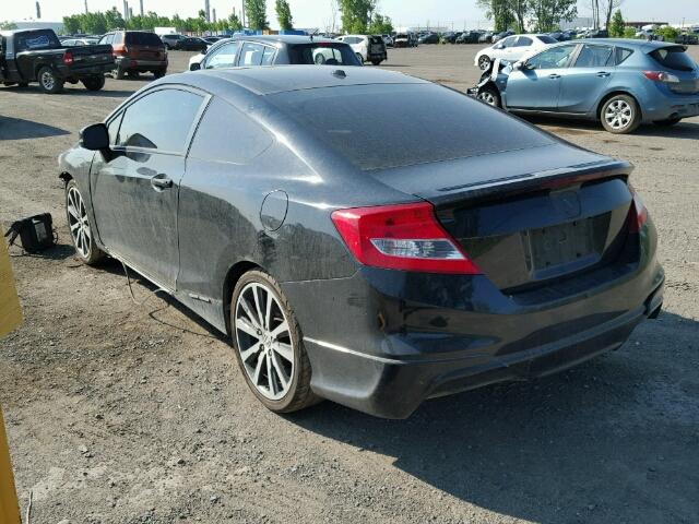 2HGFG4A5XDH100326 - 2013 HONDA CIVIC SI BLACK photo 3