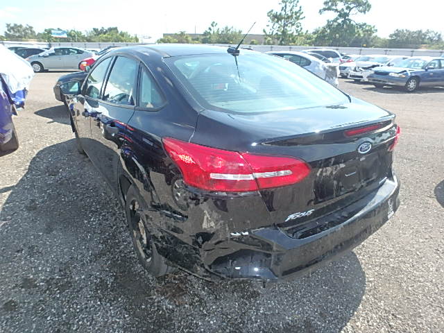 1FADP3E27GL313828 - 2016 FORD FOCUS S BLACK photo 3