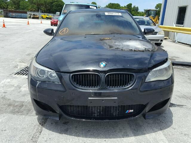 WBSNB93556B584476 - 2006 BMW M5 BLACK photo 9