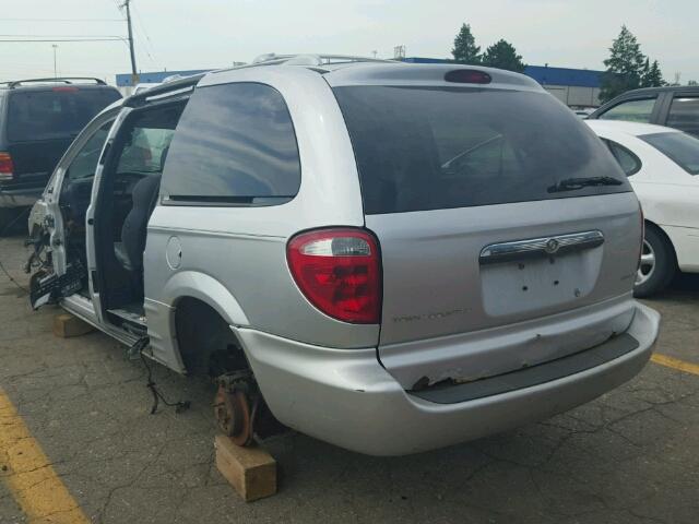 2C8GP64L12R649850 - 2002 CHRYSLER TOWN & COU SILVER photo 3