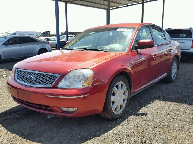 1FAFP24167G121496 - 2007 FORD FIVE HUNDR RED photo 2